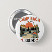 Camp Bach Bridge Wandern Camping Junggeselinnen-Ab Button (Vorne & Hinten)