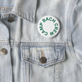Camp Bach Crew Forest Green Junggeselinnen-Abschie Button (Beispiel)