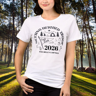 Camp Bach Hitched Bachelorette Tri-Blend Shirt