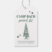 CAMP BACH - Letzter Weg vor dem Schleier-Geschenks Geschenkanhänger (Vorderseite)