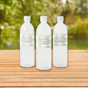 CAMP BACH Outdoorous Custom Water Flasche Label Wasserflaschenetikett