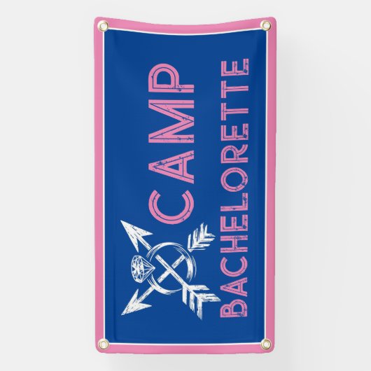 Camp Bachelorette Banner (Vertikal)