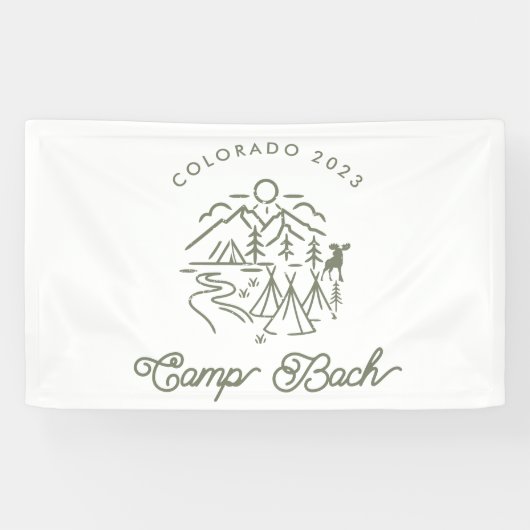 Camp Bachelorette Banner/ Hintergrund Banner (Horizontal)