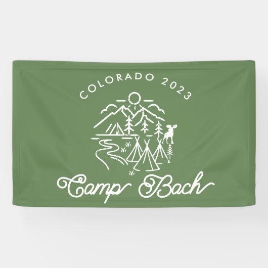 Camp Bachelorette Banner/ Hintergrund Banner (Horizontal)