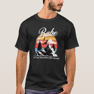 Camp Bachelorette Braut Rustikale Outdoor-Hochzeit T-Shirt