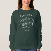 Camp Bachelorette Brautparty Sweatshirt (Vorderseite)