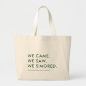 Camp Bachelorette Camping Funny Bridesmaids Gesche Jumbo Stoffbeutel (Vorne)