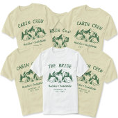 Camp Bachelorette Camping Glamping Crew T-Shirt