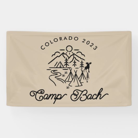 Camp Bachelorette Custom Banner (Horizontal)