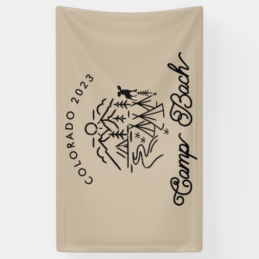 Camp Bachelorette Custom Banner (Vertikal)