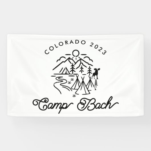 Camp Bachelorette Custom Banner (Horizontal)