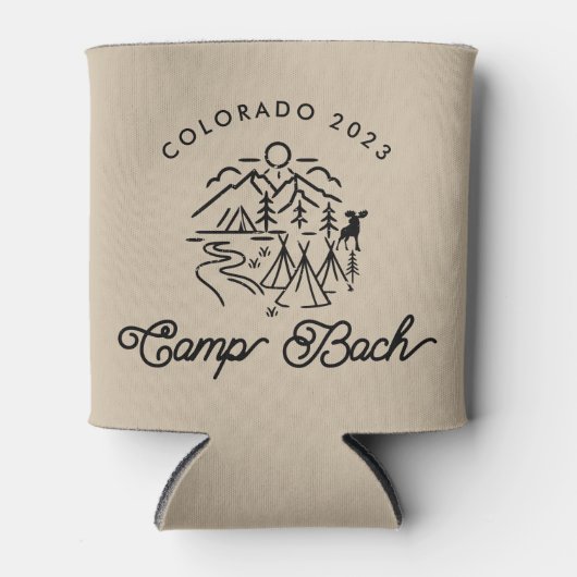 Camp Bachelorette Custom Can Cooler/ Coozie Dosenkühler (Vorderseite)