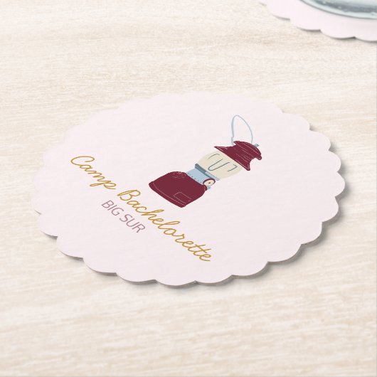 Camp Bachelorette Dekoration Untersetzer (angewinkelt)