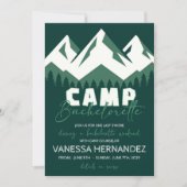 Camp Bachelorette Einladung (Vorderseite)