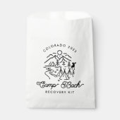 Camp-Bachelorette-Erholung Geschenktütchen (Vorderseite)