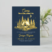 Camp Bachelorette Foil Invitation Folieneinladung (Stehend vorne)