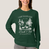Camp Bachelorette Forest Green Last Trail Camping T-Shirt (Vorderseite)