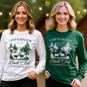 Camp Bachelorette Forest Green Last Trail Camping T-Shirt