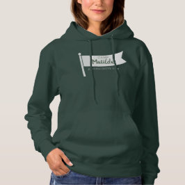 Camp Bachelorette Forest Green Outdoor Adventure Hoodie