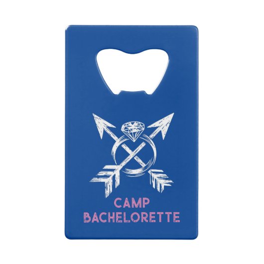 Camp Bachelorette Geldbeutel Flaschenöffner (Vorderseite)