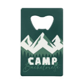 Camp Bachelorette Geldbeutel Flaschenöffner (Vorderseite)