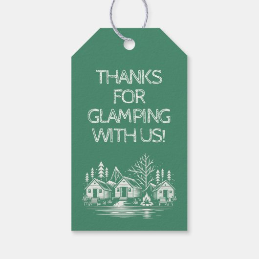 Camp Bachelorette Geschenkanhänger (Rückseite)