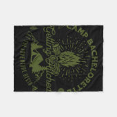 Camp Bachelorette Getlit Bride Gastgeschenk De Fleecedecke (Vorderseite (Horizontal))