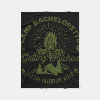 Camp Bachelorette Getlit Bride Gastgeschenk De Fleecedecke