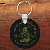 Camp Bachelorette Getlit Bride Gastgeschenk De Schlüsselanhänger (Vorderseite)