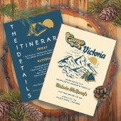 Camp Bachelorette Giro del Malcantone Party Einladung