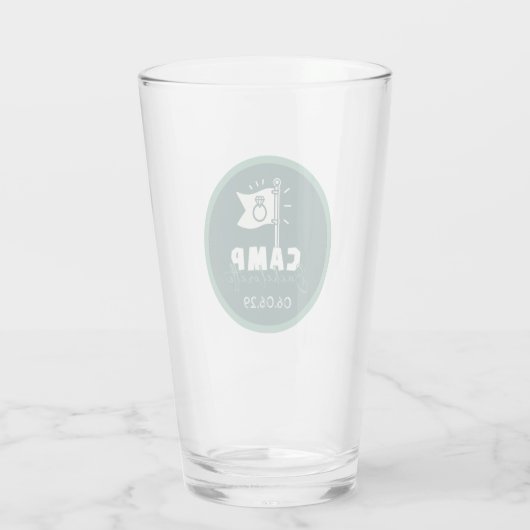 Camp Bachelorette Glas (Rückseite)