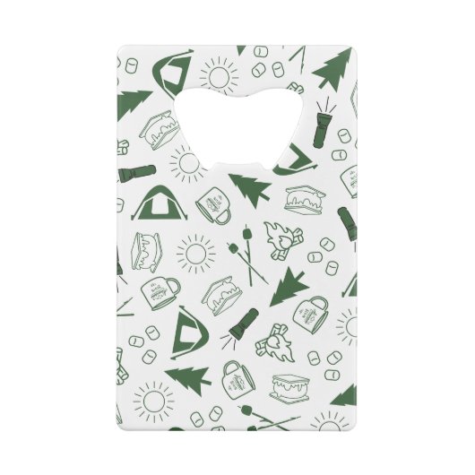 Camp Bachelorette Green Cooler Geldbeutel Flaschenöffner (Rückseite)