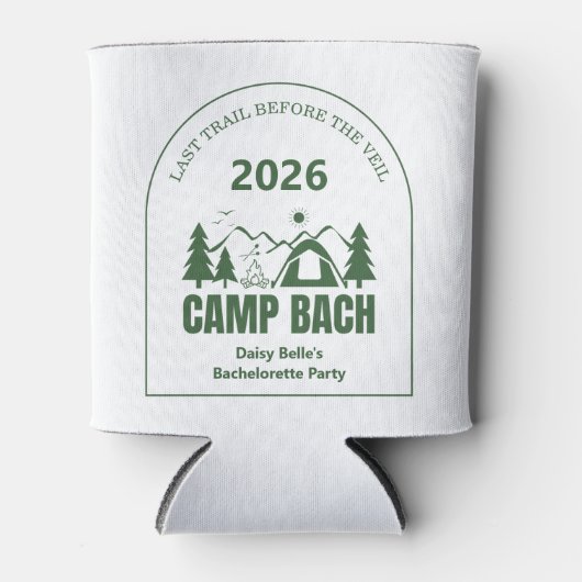 Camp Bachelorette Green Dosenkühler (Vorderseite)