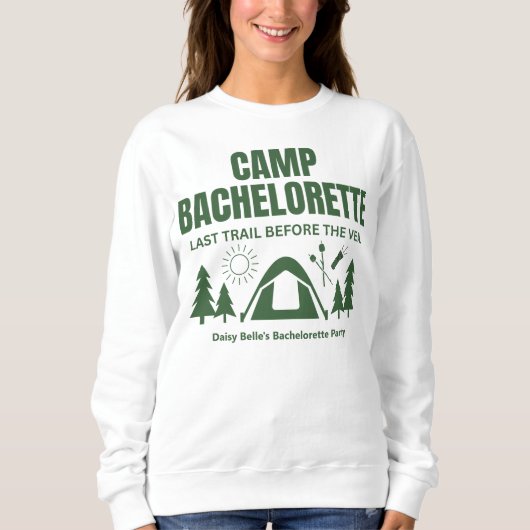 Camp Bachelorette Green T - Shirt (Vorderseite)