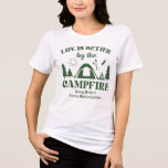 Camp Bachelorette Green T - Shirt<br><div class="desc">Machen Sie sich auf ein unvergessliches Bachelorette Wochenende mit unserem Leben ist besser durch das Campfire Camp Bachelorette Green T - Shirt! Dieses stilvolle Tee ist perfekt für einen unterhaltsamen Aufenthalt geeignet und bietet ein spielerisches Design, das sich ideal für ein Abenteuer im Freien eignet. Egal ob Sie wandern, am...</div>