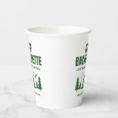 Camp Bachelorette Grünbuch Tasse Pappbecher (Links)