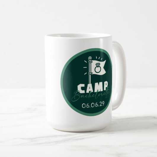 Camp Bachelorette Kaffeetasse (VorderseiteRechts)