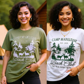 Camp Bachelorette Letzte Strecke Matching Camping T-Shirt
