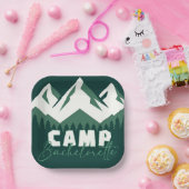 Camp Bachelorette Pappteller (Party)