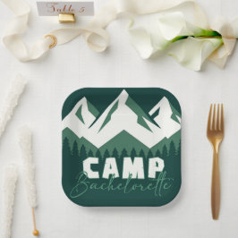 Camp Bachelorette Pappteller
