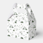 Camp Bachelorette Party Camping Bach Weekend Geschenkschachtel (Rückseite)