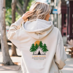 Camp Bachelorette Personalisiert Hoodie