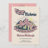 Camp Bachelorette Pinakothek Züst Einladung (Vorne/Hinten)