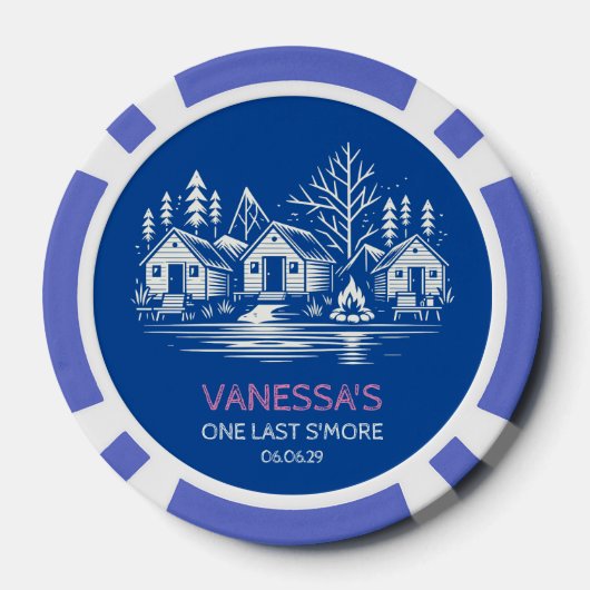 Camp Bachelorette Pokerchips (Rückseite)