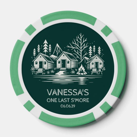 Camp Bachelorette Pokerchips (Rückseite)