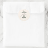 Camp Bachelorette Runder Aufkleber (Tasche)