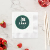 Camp Bachelorette Serviette (Beispiel)