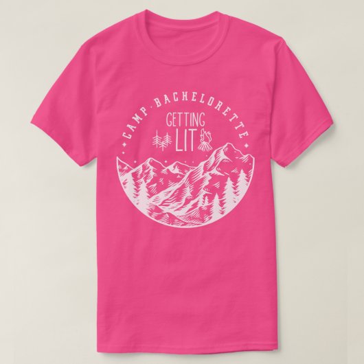 Camp Bachelorette T-Shirt (Design vorne)