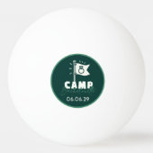 Camp Bachelorette Tischtennisball (Vorderseite)