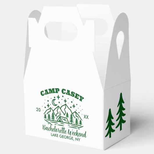 CAMP BACHELORETTE WEEKEND GESCHENKSCHACHTEL (Geöffnet)